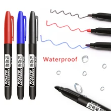 Lot de 3 ou 6 stylos marqueurs à pointe Fine pour croquis, encre étanche, pointe Fine, couleur noire, 1.5mm, Graffiti