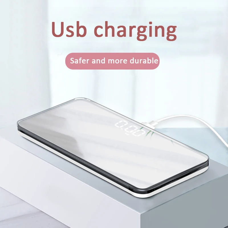 Мини карманные весы электронные цифровые usb зарядка дисплей светодиодный Взвешивание тела дома точные весы макияж зеркало