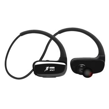 

SM828 IPX7 Waterproof Wireless Bluetooth Headset Sports Head-Mounted Neck Hanging Neck Type Binaural Stereo Sound Rear Hanging W
