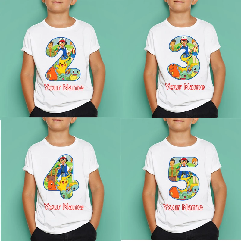 男の子 女の子ポケモン誕生日番号 Tシャツキッズハッピーバースデー半袖トップス子供のマスクの誕生日ギフト ドロップシッピング T Shirts Aliexpress 男の子 女の子ポケモン誕生日番号 Tシャツキッズハッピーバースデー半袖トップス子供のマスクの誕生日ギフト ドロップシッピング T Shirts Aliexpress