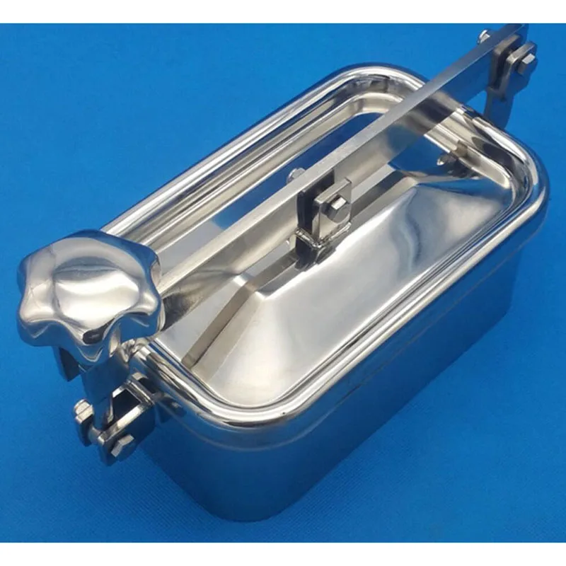 

Прямоугольная крышка люка SS304, крышка люка из нержавеющей стали 250x150 мм