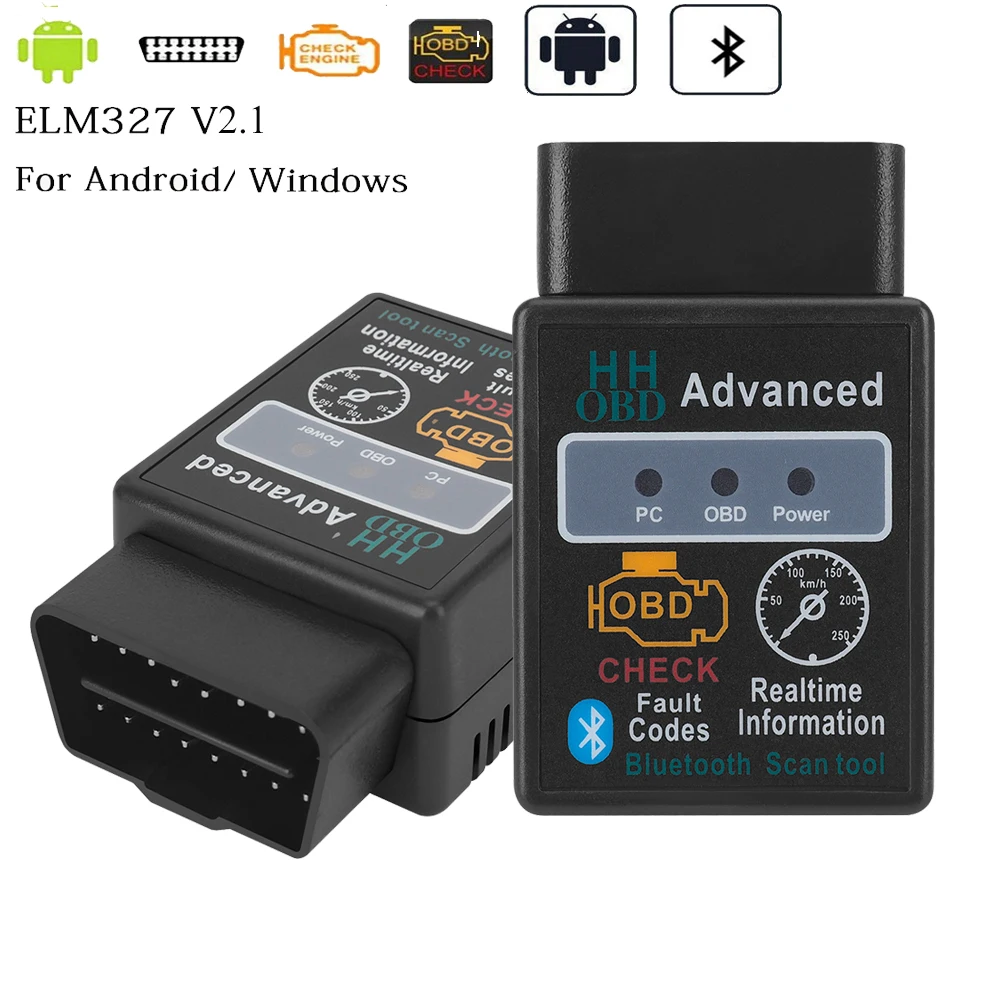 OBD сканер Bluetooth HH ELM 327 для Mitsubishi Lancer/PAJERO 2 3 V ASX PAJERO SPORT5 RVR автоматический считыватель
