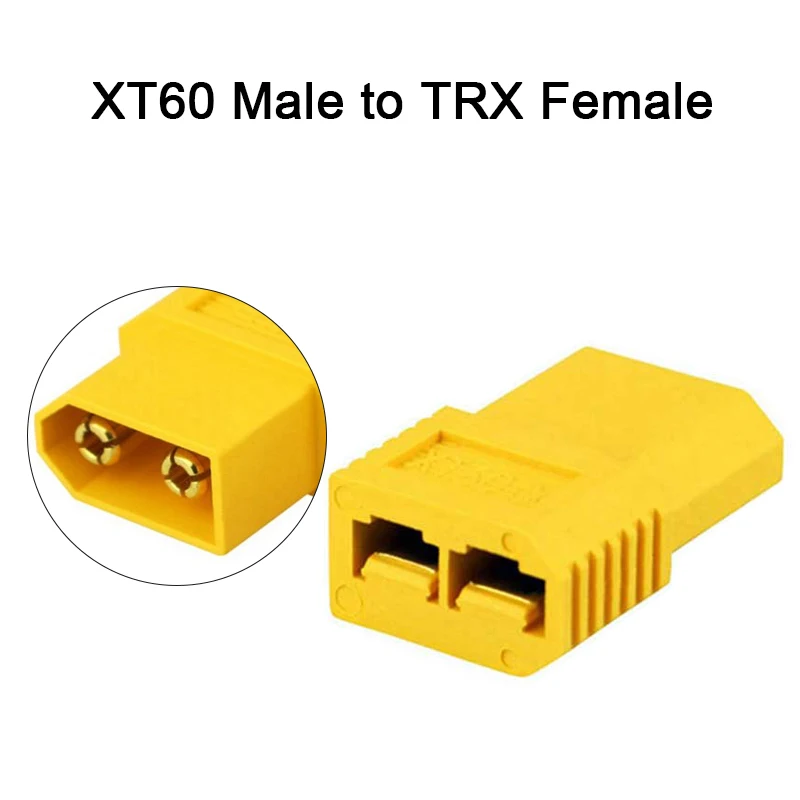 Câble Adaptateur XT60 Mâle vers XT30 Femelle – 16AWG / 13 cm / Silicone Haute Température - Sport & Plein air