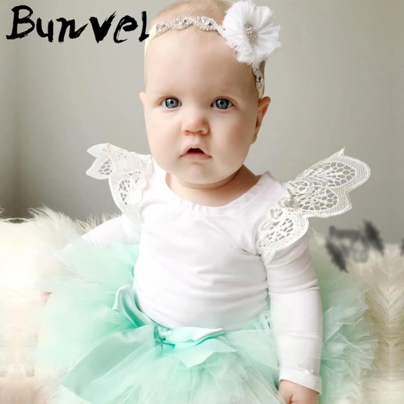 Bunvel/Детские комбинезоны; Кружевное боди в полоску с принтом; цельнокроеный комбинезон; пляжный костюм; Одежда для новорожденных мальчиков и девочек; 4