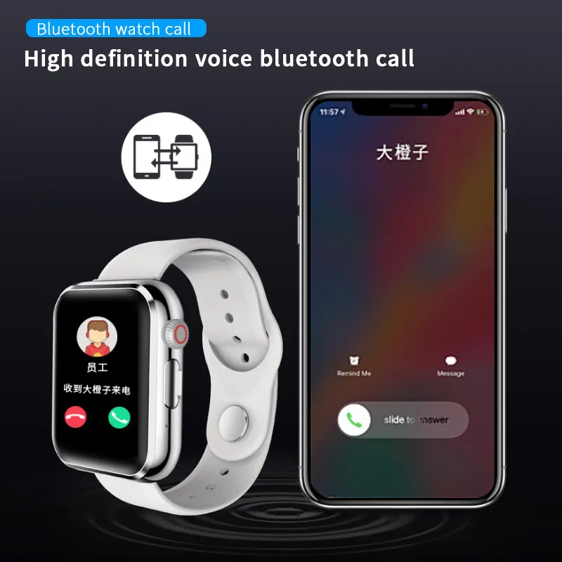 Умные часы KY001 с поддержкой TF sim карты сенсорного экрана фитнес монитор сна Bluetooth