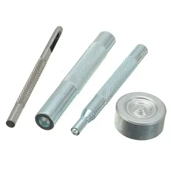 

4PCS 831 Type Metal Snap Fasteners Press Studs Button Installation Tools Hand Punch Tool Set DIY Materials Accessories