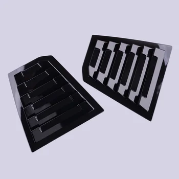 

1Pair Gloss Black Rear Side Window Quarter Scoop Louver Shutter Cover Trim ABS Fit For Chevrolet Cruze 2016 2017 2018 2019