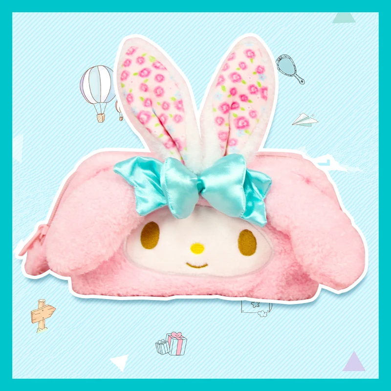 Мультяшная милая сумка HelloKitty My Melody для макияжа Melody, косметичка, хранение дорожных сумок, сумка для девочек, сумка для макияжа для девочек, подарок