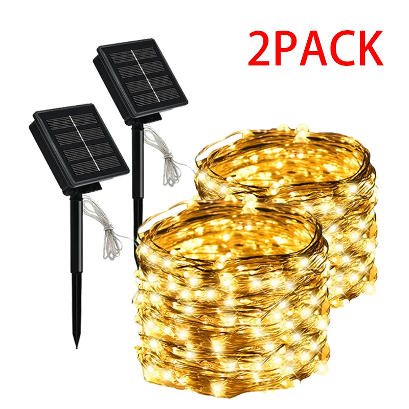 50/100/200/330 LED Solar Light Outdoor Lamp String Lights for Holiday Christmas Party Waterproof Fairy Lights Garden Garland. brightest outdoor solar lights Solar Lamps