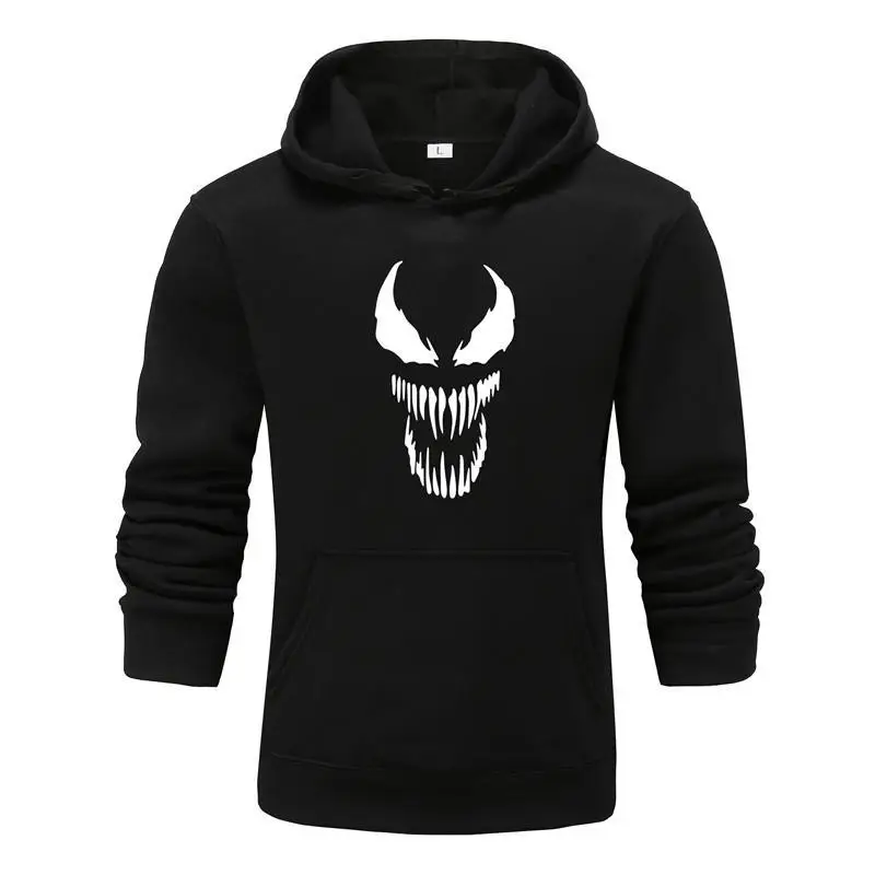 Мужская толстовка с капюшоном Super Hero Venom стильная в стиле хип-хоп весна-осень |