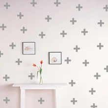 Funlife Современные бытовые креативные наклейки на стену крест символ виниловые наклейки на стену съемные наклейки на стену LV003