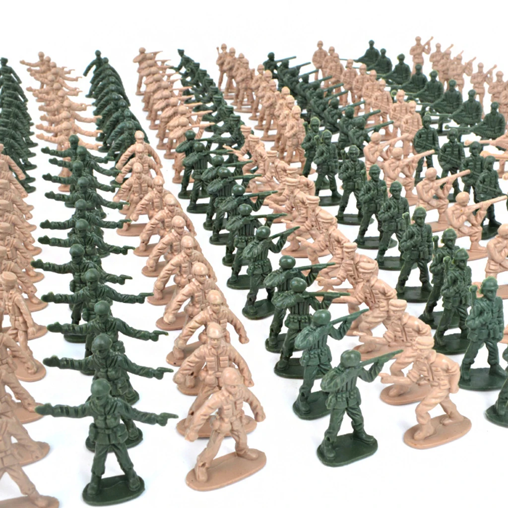 360pcs/set 1/72 Scale  Soldiers Figurine Sand Table Accessories