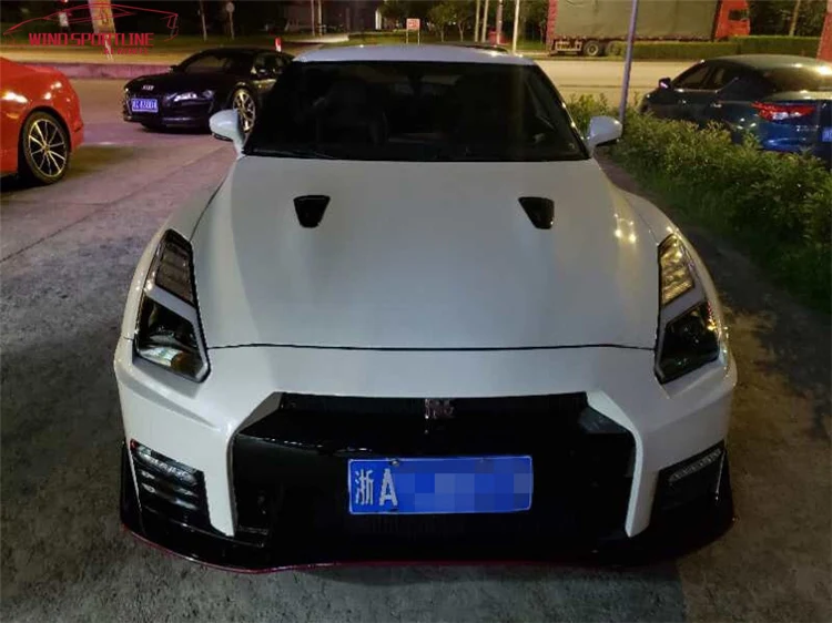 АКД Автомобиль Стайлинг фара для Nissan GT-R фары 2009- GTR светодиодный фары Дневные ходовые огни H7 D2H Hid биксеноновые фары