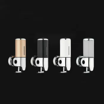 

Household bathroom plastic soap dispenser hotel stainless steel hand bottle shower gel box