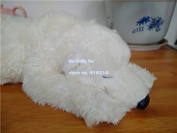 Мягкий спальный полярный медведь Моделирование в виде животного мягкая набивная плюшевая игрушка кукла детский подарок на день рождения