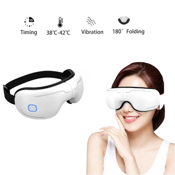 

Electric Vibration Eye Massager Anti Wrinkle Relieve Hot Compressing Air Pressure Therapy Massage Eye Care Smart Device
