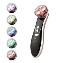 Electric Radio Frequency Device LED Photon Light Therapy RF EMS Skin Hydrating Face Lifting Tighten Massage Beauty Care Machine