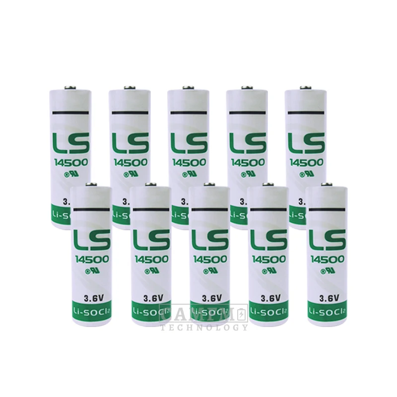 10 шт. LS14500 PLC электричества/счетчик воды батареи LSG 14500 L238 TL 5104 ER14505 3 6 V AA ЛИТИЙ