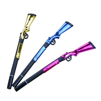 

Creative Gun Gel Pen Kawaii Dazzling Black Ink Student School Stationery 0.5mm Writing Office School Supplies