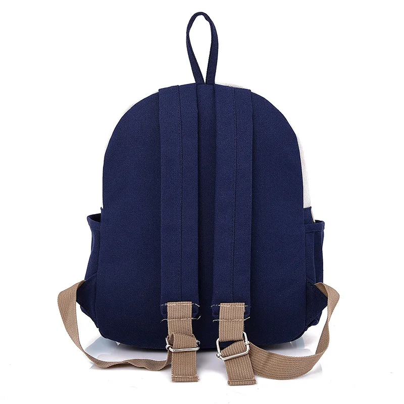 

Factory Sales Baby School Bag 1-3-5-Year-Old Kindergarten BOY'S Fashion Meng Meng Cute Korean-style Canvas Boys Children Double