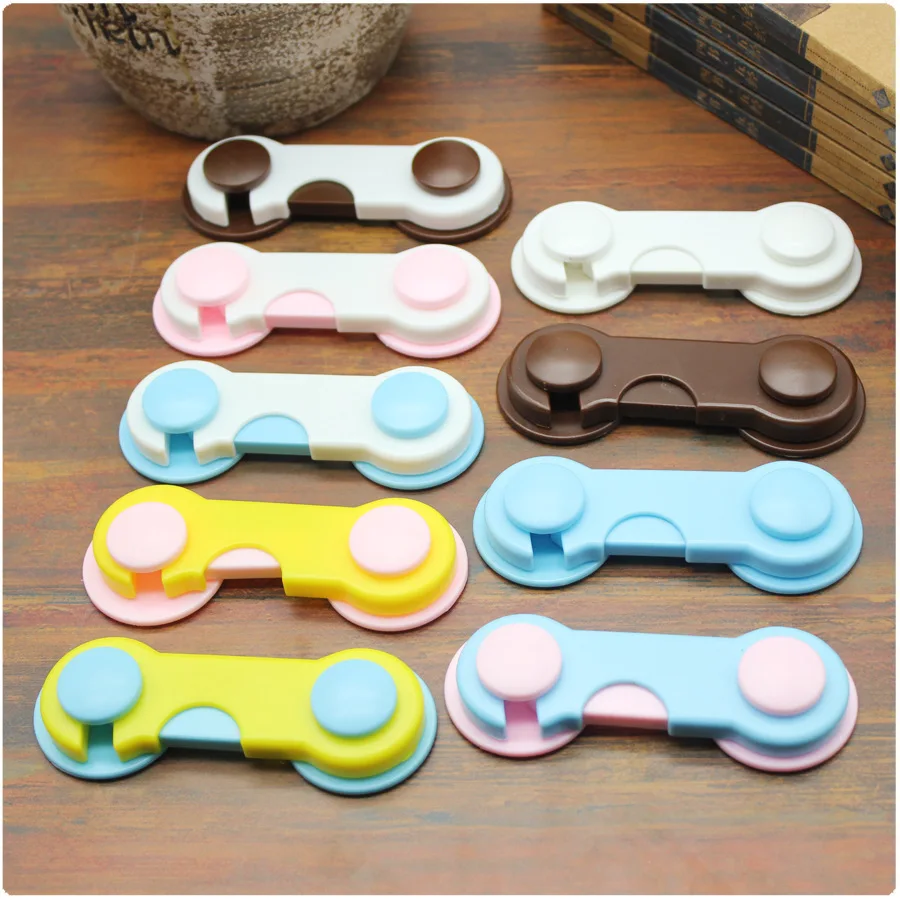 1pc Plastic Cabinet Lock Child Safety Baby Protection From Children Safe Locks for Refrigerators Security Drawer - Цена: 46,84 - 49,14 руб.