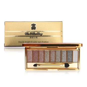 

Cosmetics for Matte Eyeshadow Palette, 9 Eyeshadow Shades for Bold or Subtle Eyes, Nude Mood