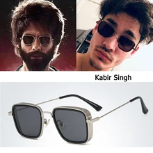 DPZ Новая мода Kabir Singh стимпанк стиль авиационные мужские солнцезащитные очки крутой фирменный дизайн популярные солнцезащитные очки rayeds Oculos De Sol