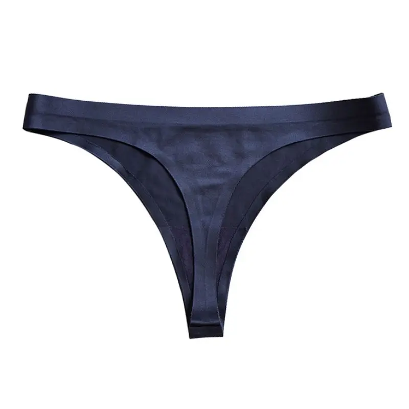 Женские трусики G-String Tangas Majtki Damskie женские шелковые трусы-бикини со льдом, сексуальные трусы, бесшовные стринги, нижнее белье, трусики