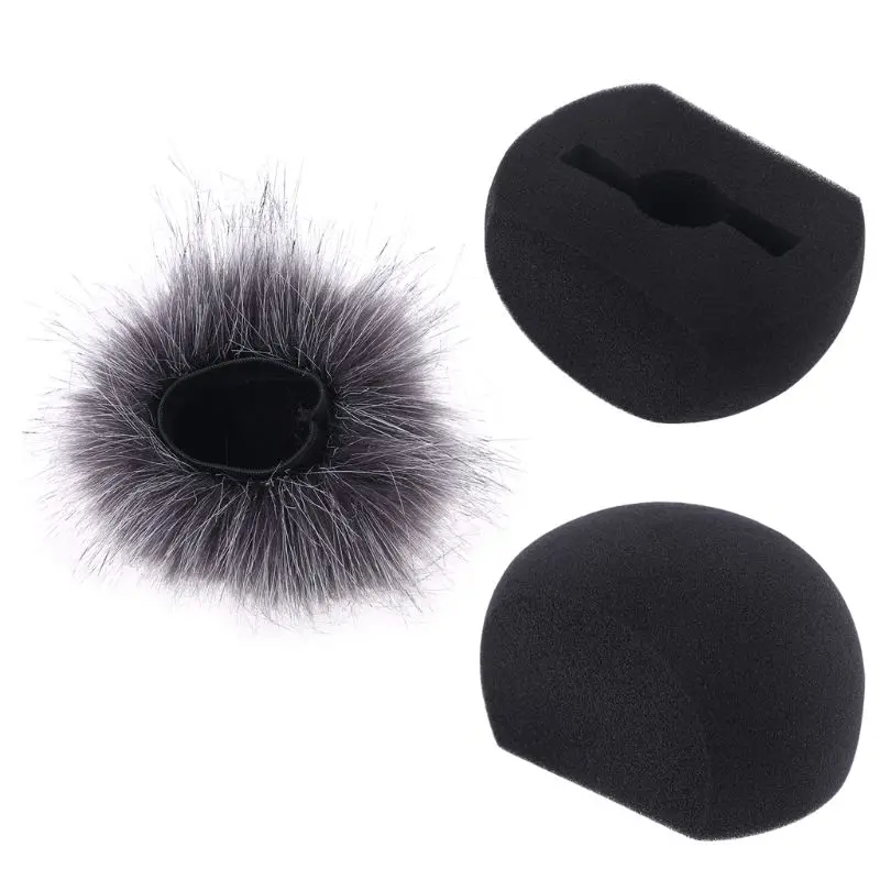 

Foam Mic Wind Cover Furry Windscreen Muff for ZOOM H5 H6 Recorder Microphone