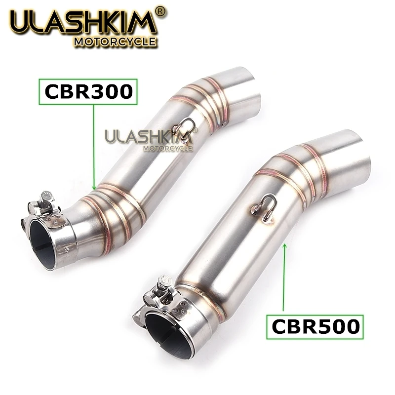 Cbr500 CBR250 CBR 500R CBR300 мотоцикл Выпускной контакт средняя труба разъем для HONDA CBR500R 300 2012