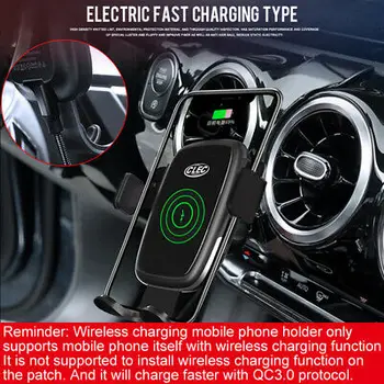 

Air Vent Mount Electric Wireless Charging Phone Holder for Jeep Renegade 16-19