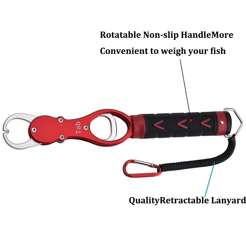 

Aluminum Alloy Fishing Grip With Scale Multifunction Outdoor Fishing Pliers Line Cutter Scissors Fish Hooks Remover Fish Lip