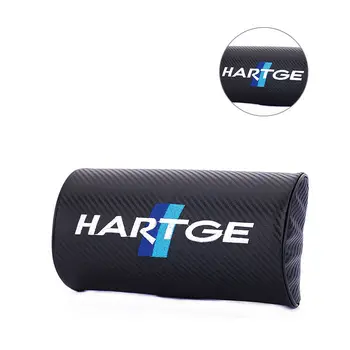 

2pcs Carbon Fiber Hartge Logo Car Auto Headrest Neck Pillow Seat Pad
