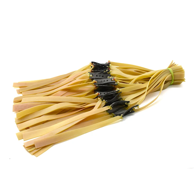 Flat Thicken Natural Latex Rubber Bands 3/6/9 Pcs 1.5 Mm for Bow Slingshot Catapult Hunting Outdoor Fun Shooting Accessories slingshot accessories