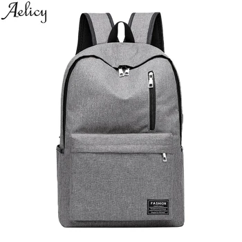 

Aelicy Men Business Laptop Bag Casual Backpack Student Bag Outdoor Travel Backpack With USB 2020 Women Backpacks Anti Theft