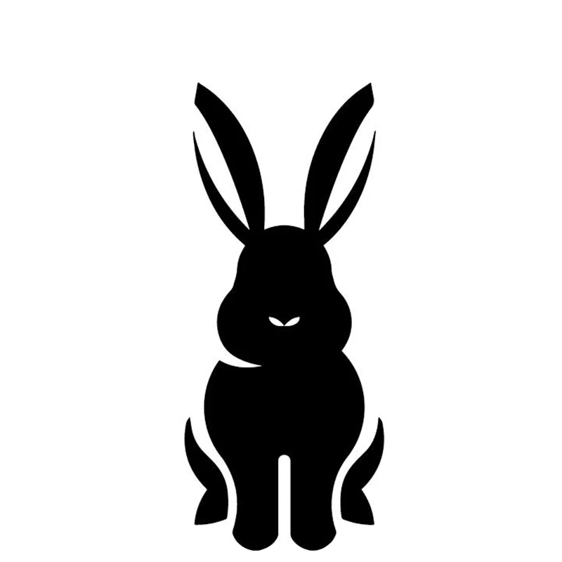 Наклейки с рисунком зайца 16 х7 см | Автомобили и мотоциклы