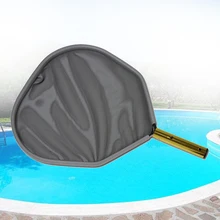 Практичные сверхмощные аксессуары для бассейна инструмент для спа алюминиевая рама прочная тонкая сетка грабли лист Чистящая сетка черный портативный