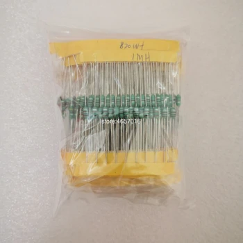 

1/4W Inductor Assortment 0307 0.25W Color Ring Inductance Assortment 0.22UH-1MH 45valuesX10pcs=450pcs Inductors Assorted Set Kit