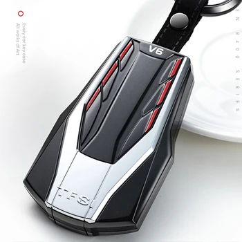 

Fashion Trend ABS full cover Car Key Case For Audi A4 A5 A6 A7 A8 B9 Quattro Q3 Q5 Q7 TT TTS 8S 2017-2020 Car accessories