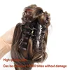 jeedou Short Wavy Hair Ponytail Extensions Synthetic Claw Ponytails 16