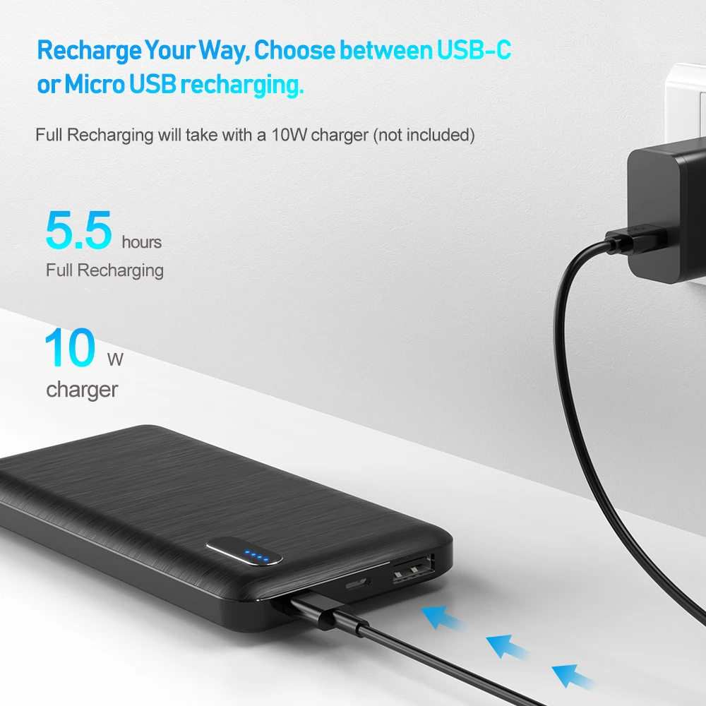 Portable LED Display Power Bank 10000mAh Battery Charger Quick External Battery Power Bank For iPhone Xiaomi iPhone USB Power Portable LED Display Power Bank 10000mAh Battery Charger Quick External Battery Power Bank For iPhone Xiaomi iPhone USB Power