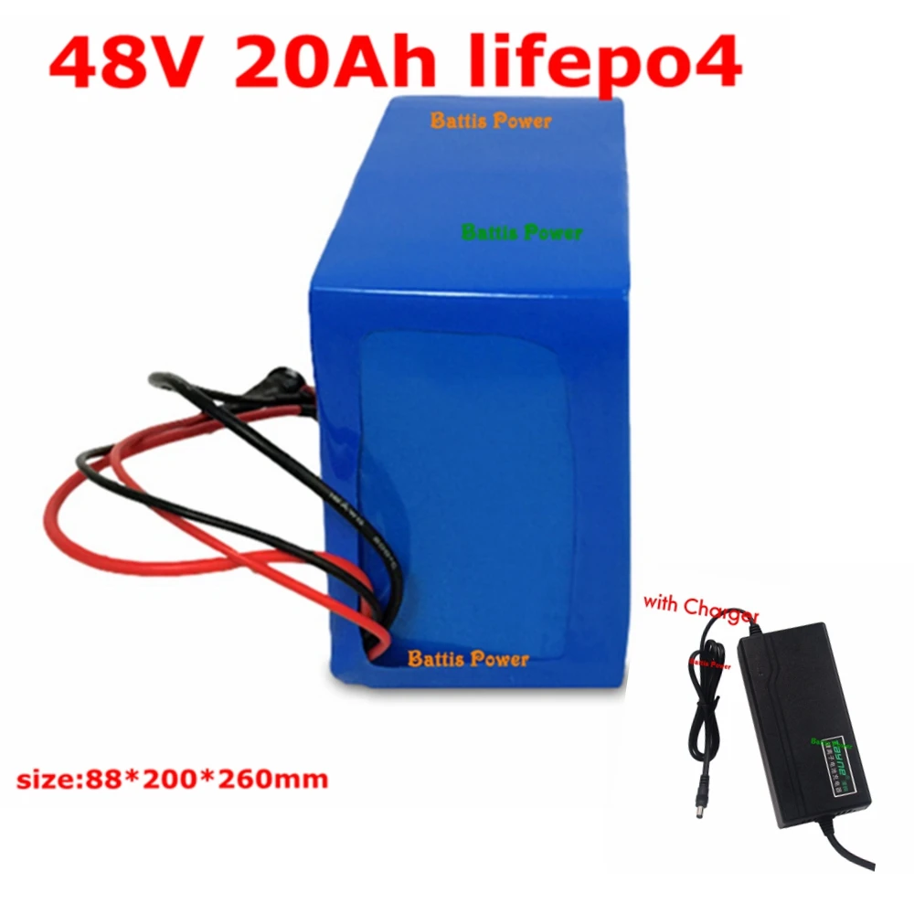 48V 20ah lifepo4 батарея 32650 ячейки с 50A BMS для 2000w скутер электрических транспортных
