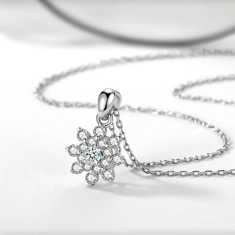 

2020 fashion trendy redondo brillante collar de circonita grande cadena Simple de de moda de mujer regalo de