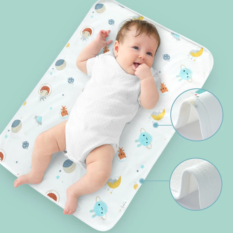 

Baby Bedding Cotton Waterproof Infant Diaper Cushion Leakproof Breathable Changing Pad Multiple Specifications Crib Supplies