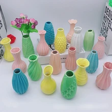 Оригинальная керамика сушеные цветы Маленькая ваза маленькая свежая Современная лаконичная гостиная настольные вазы декоративные для дома аксессуары