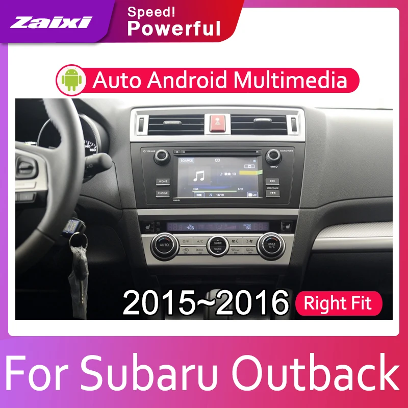 ZaiXi 2din автомобильный мультимедийный Android Авторадио автомобильный проигрыватель с радио и GPS для Subaru Outback~ Bluetooth WiFi Зеркало Ссылка Navi