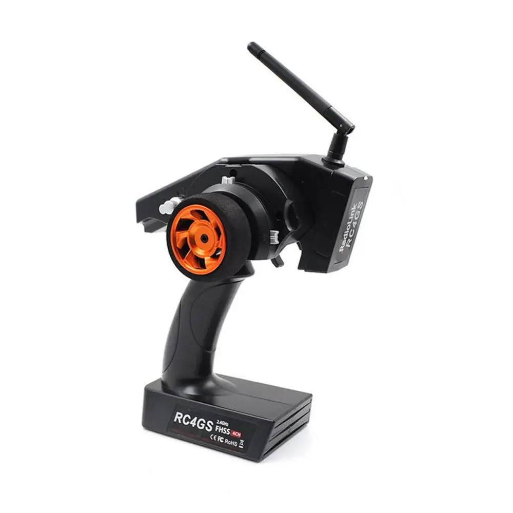 RadioLink 4 канала RC4GS/RC4G 2,4G 4CH пистолет контроллер передатчика+ R6FG гироскоп внутренний приемник для RC автомобилей Baja RT лодка Rx
