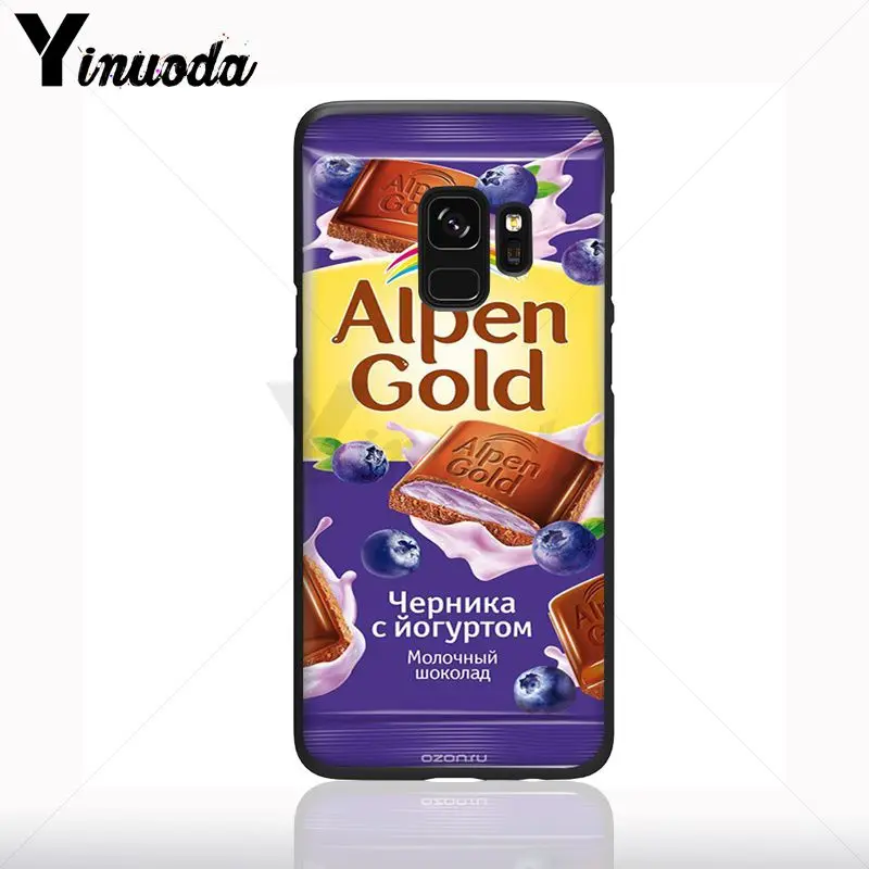 Aylin Bar Wonka Chocolate Hitam Lembut Ponsel Case untuk Samsung Galaxy S10plus S9 S8plus S10e A50 A70 A10 Ponsel