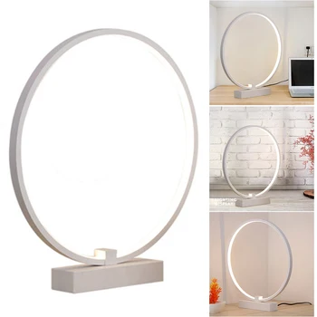

LED Round Table Lamp Home Minimalist art Hand Controlled Schlafzimmer Lampe Study Bedroom Hotel Bedside Lamp Decoration