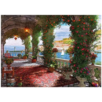 

1000PCS DIY Puzzle Jigsaw Landscape Miniature Jigsaw Painting Paper Jigsaw for Children and Adult